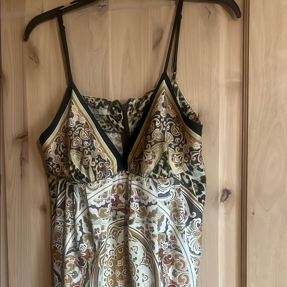 I . C . W Elegant Animal Print Slip Dress SZ 10 - Picture 3 of 8